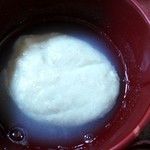 わき水 - そばがきドアップ！