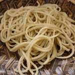 最後に粗びき。この良さは写真では伝わらない。実物を見ると十割と比べても随分違う。