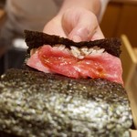 寿しの吉乃 - 腹カミの剥がし巻き