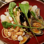 ファリナモーレ - 「パスタ３種類」「庄内の魚介の旨味たっぷりのペスカトーレ」