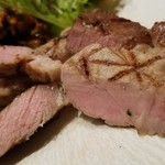 ファリナモーレ - 「庄内豚料理」 山伏ポークと民田なすの辛いトマトソース和え！