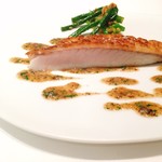 カンテサンス - 浜田のノドグロ コンテチーズとヴァンジョーヌソース