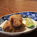 りょうりや 御旅屋 - 宮崎 赤鶏の唐揚げ（ハーフ）¥450