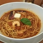 ココス - 魚介のスープスパゲッティ890円(税別)♪