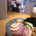 麺屋一燈 - 2018.7 月曜日限定「塩汁なし鶏白湯そば」①