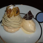 レストランよねむら - 和栗のモンブラン