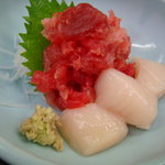 季節料理 魚竹 - 中おち・ホタテ