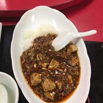 中国家庭料理 神洲之華 - ランチ麺飯セットの麻婆豆腐丼