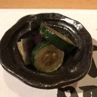 鮨 大照 - ナスとズッキーニのお浸し