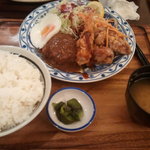銀めし さちのや食堂 西新井店 - 満腹定食1030円