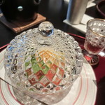 料亭 冨茂登 - 「硝子蓋物」