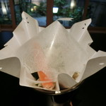 料亭 冨茂登 - 紙鍋「ズワイ寄せ鍋」