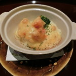 料亭 冨茂登 - 中皿「タラバ蟹[b:素焼き]」