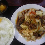 ひばり食堂 - 焼肉定食800円