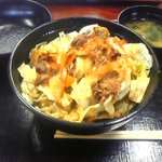 ひばり食堂 - 焼肉丼ミニ350円