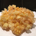 天ぷら岡本 - 天ぷら岡本(とうもろこし)