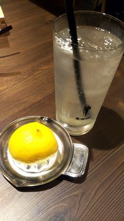 tempurakaisenkomefuku - 生しぼりレモンサワー