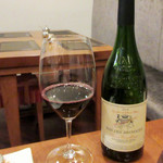 Restaurant Cinq - コスティエール ド ニーム ルージュキュヴェ2015グラス950円('18年4月下旬)