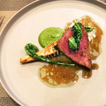 Restaurant Cinq - メインより選んだのは佐賀牛イチボ