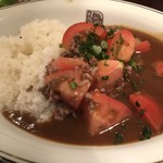 カリーのクジャク食堂 - トマトキーマカリー めっちゃ美味しい！