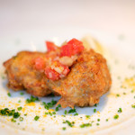 VIA Brianza - ランチコース 5300円 のフィリッテッレ トマトのピノキオソース