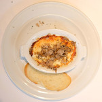 VIA Brianza - ランチコース 5300円 の半熟玉子入りサマートリュフのオーブン焼き