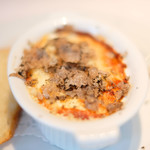 VIA Brianza - ランチコース 5300円 の半熟玉子入りサマートリュフのオーブン焼き