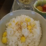 葉菜cafe - とうもろこしご飯