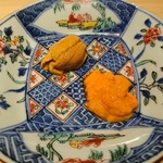 鮨 さいとう - 赤ウニとバフンウニ