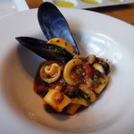 ファニエンテ - ヴェスビオ（ショートパスタ）　下津井産タコのミンチトマトソース