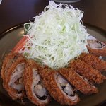 とんかつ大関 - にんにく巻きロースかつ定食