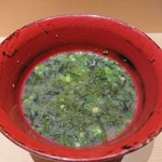 鮨 さいとう - 味噌汁
