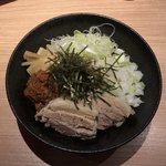 煮干そば 串揚げ 肉おでん 片平小十郎  - ★★★☆☆ 蔵王ジャパンXの汁なし肉そば、972円。大盛り、108円。