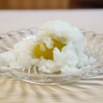 緒方 - 先付 梅にご飯、砂糖、塩