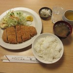 とんかつ村井 - 大ロースかつ定食