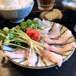 ようちゃん - アコウの刺し…適度に弾力かまあり旨い