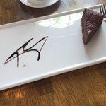 スパイスカフェ - デザートのガトーショコラ チョコ感がしっかり