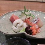 日本料理 とくを - 造り 鱧落とし 中トロ 海老 平目