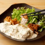 Golden tartare chicken nanban (Miyazaki style)