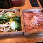 黒豚料理 寿庵 - 野菜とお肉