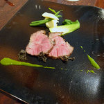 レストラン オネット - 仔羊肩ロース肉のロースト