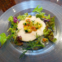 レストラン オネット - 前菜は鶏肉のカルパッチョ仕立て
