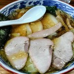 とら食堂 - 焼豚ワンタン麺