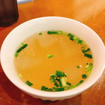 我自由家タイランド - ランチのスープ