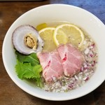 クラム＆ボニート 貝節麺ライク - トリュフ香る冷たい貝節潮そば（限定麺）