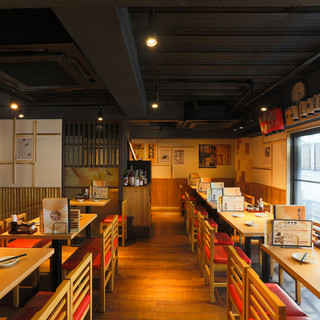 清潔感のある店内