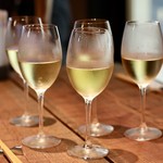 餃子とスパークリング バブルス - 最初はスパークリングから♪