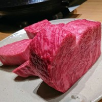 肉割烹 上 - お肉お披露目