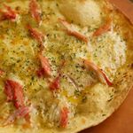 Japanese pizza with rich crab miso