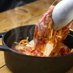 Iron pot! Thick-sliced bacon Neapolitan